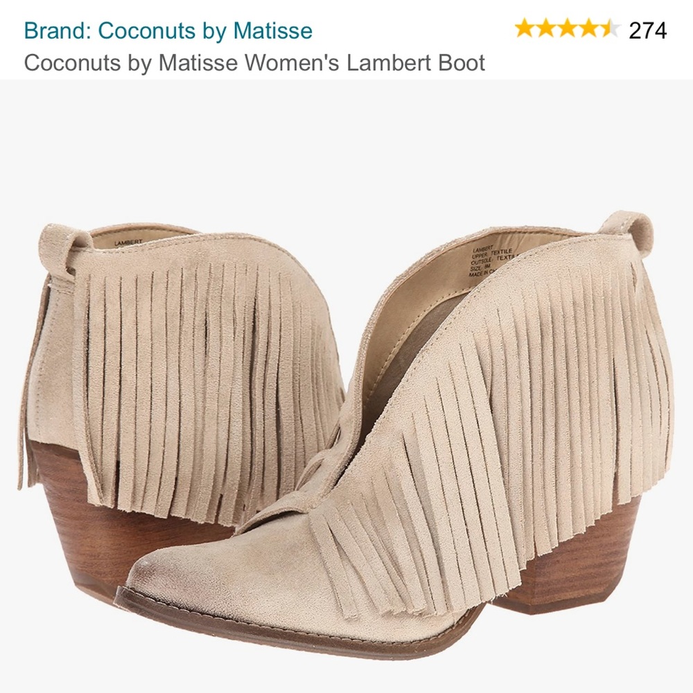 Coconuts by Matisse Women's Lambert Booties BRAND NEW Size 7.5